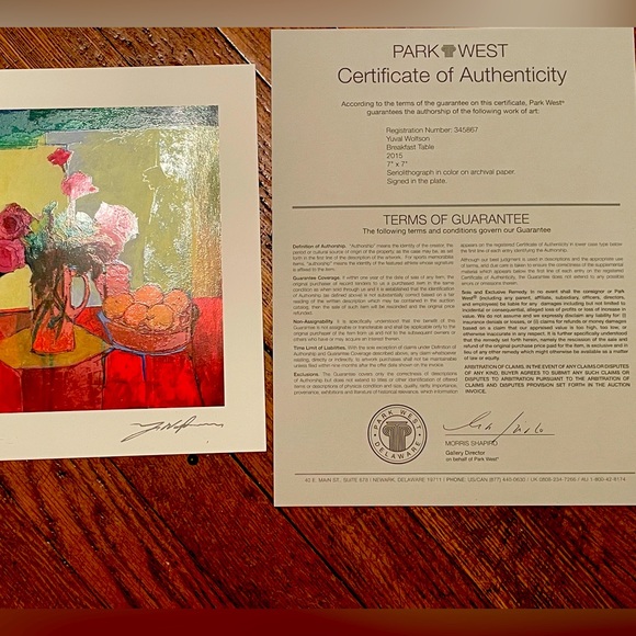 Tubal Wolfson Seriograph - Picture 1 of 2